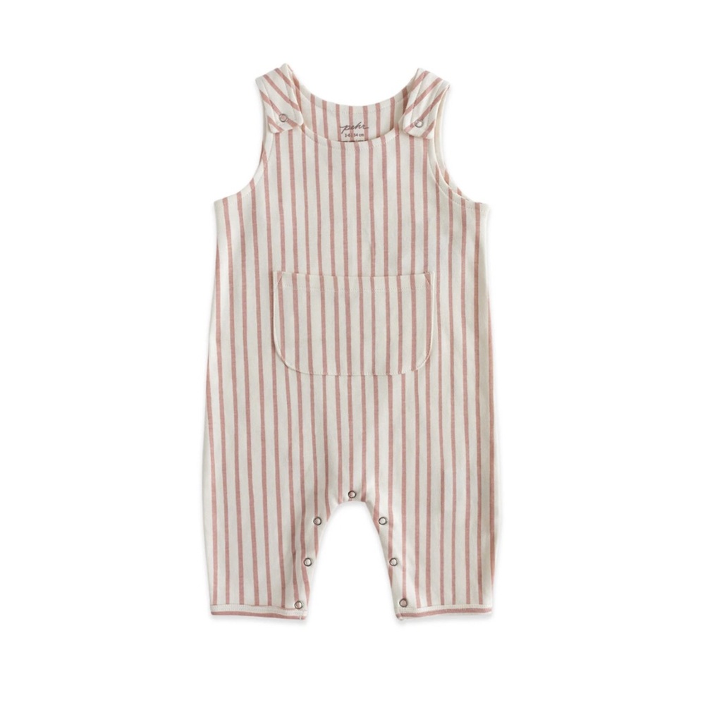 Striped Kids Overalls